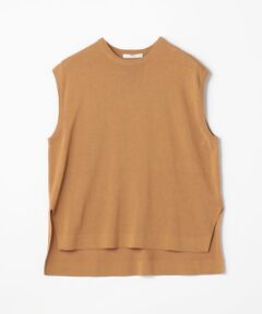 TOMORROWLAND / トゥモローランド ニット・セーター | クレープコットン ノースリーブプルオーバー