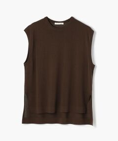 TOMORROWLAND / トゥモローランド ニット・セーター | クレープコットン ノースリーブプルオーバー