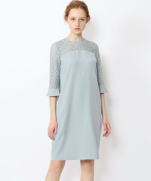 Sophistique Flicka レースコンビドレス ミニ丈 ひざ丈ワンピース Tomorrowland トゥモローランド ファッション通販 タカシマヤファッションスクエア