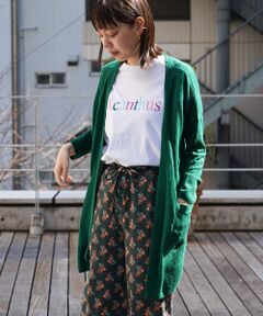 TOMORROWLAND / トゥモローランド カーディガン・ボレロ | リネン オープンフロントロングカーディガン