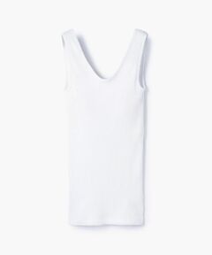 TOMORROWLAND / トゥモローランド カットソー | コットンリブ タンクトップ