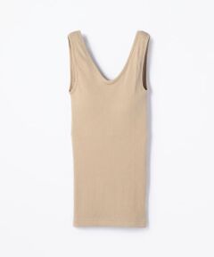 TOMORROWLAND / トゥモローランド カットソー | コットンリブ タンクトップ