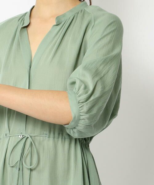 セール コットンドビーサテン シャツワンピース ミニ丈 ひざ丈ワンピース Tomorrowland トゥモローランド ファッション通販 タカシマヤファッションスクエア