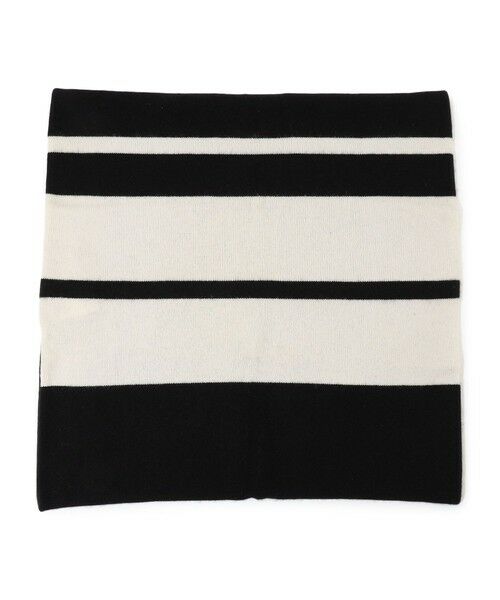 TOMORROWLAND / トゥモローランド インテリア・インテリア雑貨 | カシミヤストライプ クッションカバー HCG9609(19 ブラック)