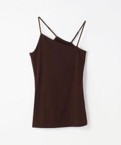 TOMORROWLAND / トゥモローランド キャミソール・チューブトップ | コットンストレッチ アシンメトリーキャミソール