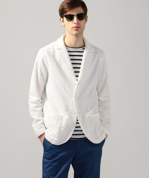 セール コットンパイル カーディガンジャケット テーラードジャケット Tomorrowland トゥモローランド ファッション通販 タカシマヤファッションスクエア