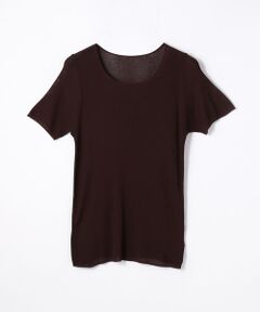 TOMORROWLAND / トゥモローランド ニット・セーター | レーヨンポリエステルリブ ハーフスリーブプルオーバー