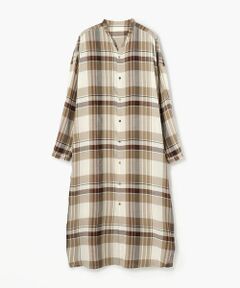 TOMORROWLAND / トゥモローランド ミニ丈・ひざ丈ワンピース | ライトレーヨン ロングシャツワンピース