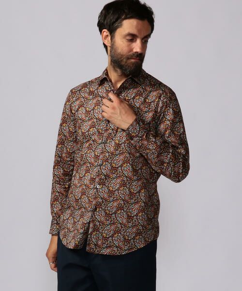 セール ペイズリープリント ワンピースカラーシャツ シャツ ブラウス Tomorrowland トゥモローランド ファッション通販 タカシマヤファッションスクエア