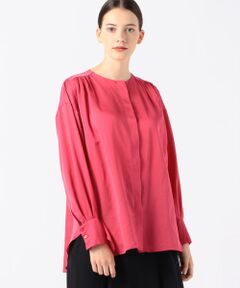 TOMORROWLAND / トゥモローランド シャツ・ブラウス | コットンシルク バックギャザーシャツ