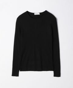 TOMORROWLAND / トゥモローランド ニット・セーター | シルクポリエステルリブ クルーネックプルオーバー