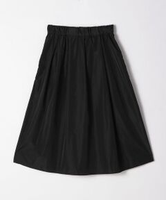 TOMORROWLAND / トゥモローランド ミニ・ひざ丈スカート | ポリエステルタフタ ランダムタックスカート