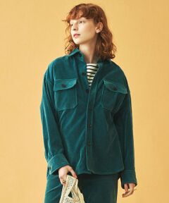 TOMORROWLAND / トゥモローランド その他アウター | ポリエステルコットンレーヨンコーデュロイ シャツブルゾン