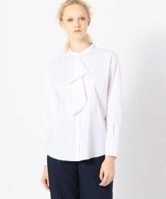 TOMORROWLAND / トゥモローランド シャツ・ブラウス | コットンブロード ボウタイブラウス