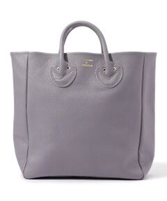 YOUNG&OLSEN EMBOSSED LEATHER TOTE BAG