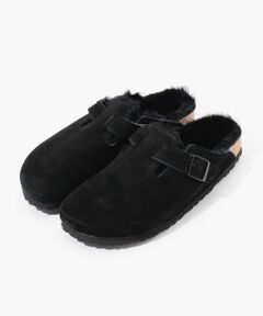 BIRKENSTOCK BOSTON FUR スエードサンダル