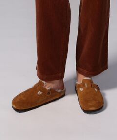 BIRKENSTOCK BOSTON FUR スエードサンダル