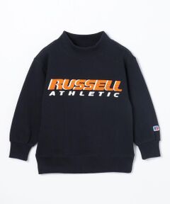 RUSSELL ATHLETIC コットンプリント ビルドネックプルオーバー