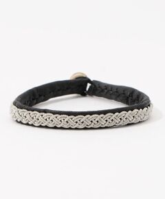 TOMORROWLAND / トゥモローランド ブレスレット・バングル | MARIA RUDMAN レザーシルバーコードブレスレット