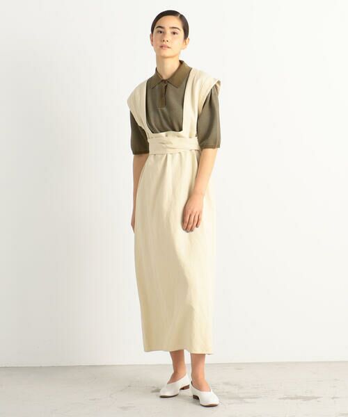 コットンメタル エプロンワンピース ミニ丈 ひざ丈ワンピース Tomorrowland トゥモローランド ファッション通販 タカシマヤファッションスクエア