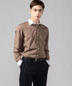 TOMORROWLAND / トゥモローランド シャツ・ブラウス | 【別注】ERRICO FORMICOLA×TOMORROWLAND コットン クレリック ラウンドカラードレスシャツ ALESSIO TOND