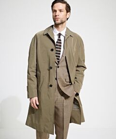 TOMORROWLAND / トゥモローランド ステンカラーコート | ポリエステルタフタ ベルテッドステンカラーコート