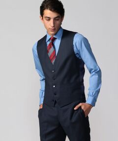 TOMORROWLAND / トゥモローランド ベスト | Super150'sウールツイル 5Bベスト TROFEO ERMENEGILDO ZEGNA