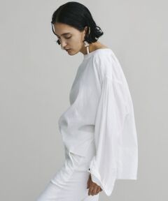 TOMORROWLAND / トゥモローランド シャツ・ブラウス | コットンリネンウールスラブ ボートネックプルオーバー