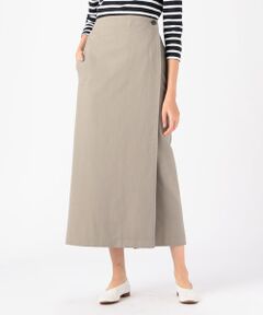 TOMORROWLAND / トゥモローランド ロング・マキシ丈スカート | コットンシルク ラップマキシスカート