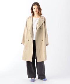 TOMORROWLAND / トゥモローランド その他アウター | コットンリネンツイル ノーカラーコート