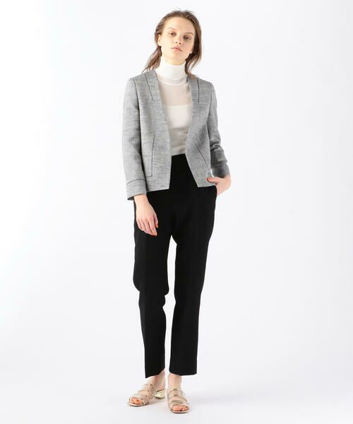 テープツイード ノーカラージャケット ノーカラージャケット Tomorrowland トゥモローランド ファッション通販 タカシマヤファッションスクエア