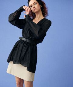 TOMORROWLAND / トゥモローランド シャツ・ブラウス | ラミー カシュクールロングブラウス