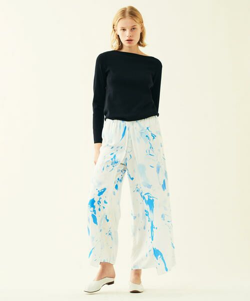 TOMORROWLAND / トゥモローランド ニット・セーター | シーアイランドコットン ボートネックプルオーバー | 詳細1