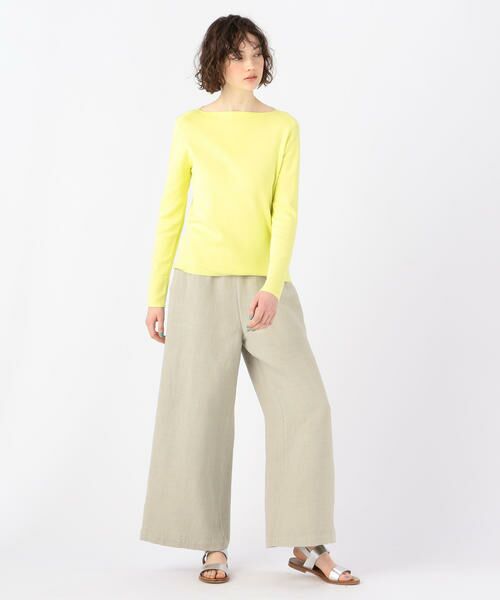 TOMORROWLAND / トゥモローランド ニット・セーター | シーアイランドコットン ボートネックプルオーバー | 詳細2