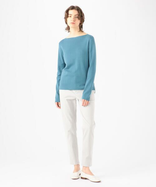 TOMORROWLAND / トゥモローランド ニット・セーター | シーアイランドコットン ボートネックプルオーバー | 詳細3