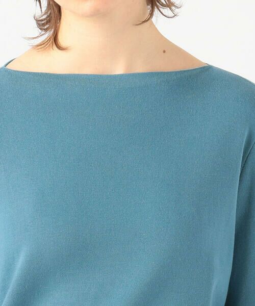 TOMORROWLAND / トゥモローランド ニット・セーター | シーアイランドコットン ボートネックプルオーバー | 詳細8