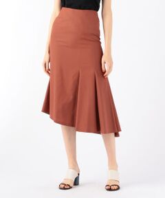 TOMORROWLAND / トゥモローランド ミニ・ひざ丈スカート | BAUME コットン アシンメトリックマーメイドスカート