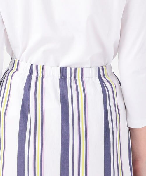 TOMORROWLAND / トゥモローランド ミニ・ひざ丈スカート | FIL コットンポプリン ストライプスカート | 詳細6