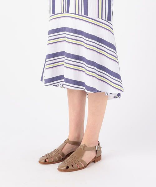 TOMORROWLAND / トゥモローランド ミニ・ひざ丈スカート | FIL コットンポプリン ストライプスカート | 詳細7
