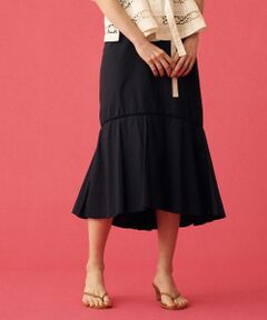 TOMORROWLAND / トゥモローランド ミニ・ひざ丈スカート | FIL コットンポプリン レーススカート