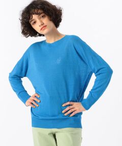 TOMORROWLAND / トゥモローランド ニット・セーター | リネン バックオープンプルオーバー