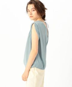 TOMORROWLAND / トゥモローランド シャツ・ブラウス | スムースサテン バックカシュクールブラウス