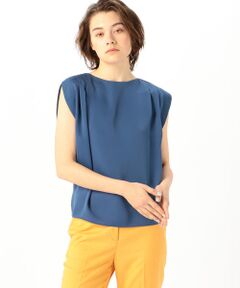 TOMORROWLAND / トゥモローランド シャツ・ブラウス | スムースサテン バックカシュクールブラウス