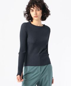 TOMORROWLAND / トゥモローランド ニット・セーター | ハイツイストワイドリブ ベルスリーブプルオーバー