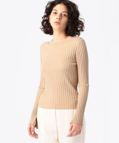 TOMORROWLAND / トゥモローランド ニット・セーター | ハイツイストワイドリブ ベルスリーブプルオーバー