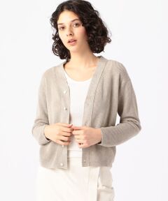 TOMORROWLAND / トゥモローランド カーディガン・ボレロ | リネンベーシック Vネックカーディガン