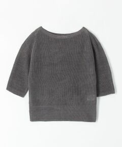 TOMORROWLAND / トゥモローランド ニット・セーター | リネンベーシック ボートネックプルオーバー