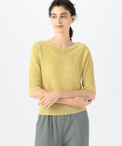 TOMORROWLAND / トゥモローランド ニット・セーター | リネンベーシック ボートネックプルオーバー