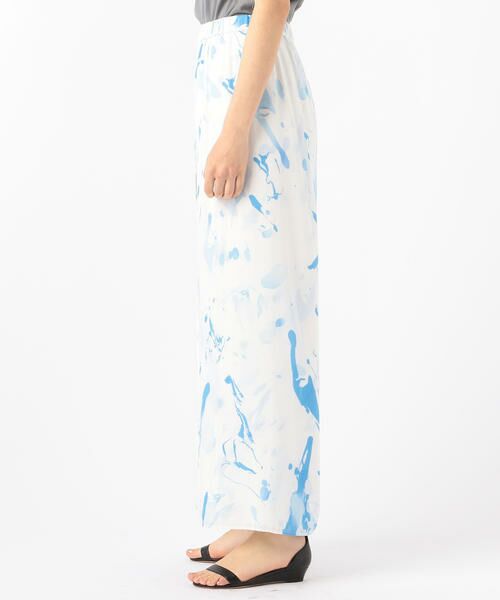 TOMORROWLAND / トゥモローランド その他パンツ | ウォッシャブルレーヨンマーブルプリント オーバーラップパンツ | 詳細5