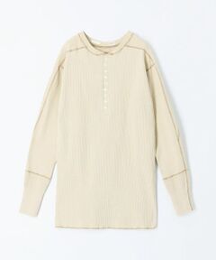 【別注】YOUNG&OLSEN×TOMORROWLAND コットンサーマル ヘンリーネックプルオーバー